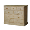 Cottage Pine 42" 7 Drawer Combi Chest